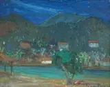 Francisco Rebolo, Sem Título, óleo sobre placa