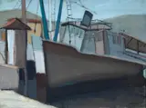 Arcangelo Ianelli, Barcos "Ipanema", 1950, óleo sobre tela