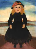Criança by Marysia Portinari, óleo sobre tela, offered May 2024