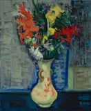 Manabu Mabe, Vaso de Flores, óleo sobre tela
