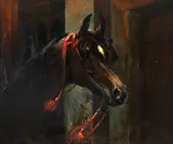 Cavalo by Bogucki, 1982, óleo sobre tela, offered May 2024