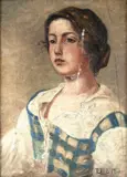 Tullio Mugnaini, Retrato, 1911, óleo sobre tela