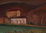Carlos Bracher, Paisagem com Casas