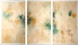 Sem Título (Tríptico) by Setsuko Katayama, 1998, óleo sobre tela, offered May 2024