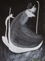 Sem Título by Nilda Neves, óleo sobre tela, offered May 2024