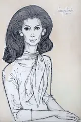 Retrato de Maria Aparecida Saad by Darcy Penteado, 1970, óleo sobre tela, offered May 2024