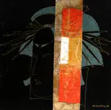 Kazuo Wakabayashi, Sem Título, óleo sobre tela