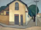 Arcangelo Ianelli, Casa em São José dos Campos, 1953, óleo sobre tela