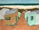 Chen Kong Fang, Paisagem, óleo sobre tela