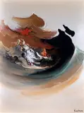 Dança dos Ventos by Tikashi Fukushima, 1997, óleo sobre tela, offered May 2024