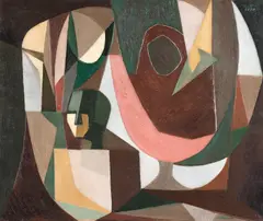 Sem título by Tomás Santa Rosa, óleo sobre tela, offered May 2024