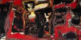 Iberê Camargo, Vermelho em Tensão, 1970, óleo sobre tela