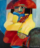 Aldemir Martins, Cangaceiro, 1987, acrílico sobre tela