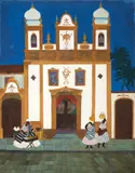 Ivan Moraes, Igreja, 1961, óleo sobre tela