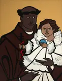 Januário, São Benedito, 1982, óleo sobre tela
