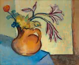 Jorge Mori, Vaso de Flores, 1951, óleo sobre tela