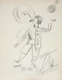 Lasar Segall, Sem Título, 1921, grafite sobre papel