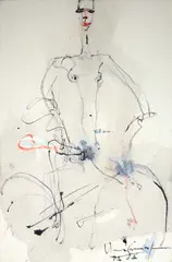 Sem Título by Iberê Camargo, 1988, crayon sobre cartão, offered May 2024