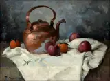 Tullio Mugnaini, Chaleira, 1961, óleo sobre tela