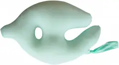 Ernesto Neto, Phytuziann, 2006, tule de lycra verde e pellets de polipropieno