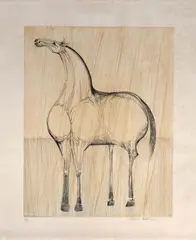 Cavalo by Aldemir Martins, gravura em metal, offered Mar 2024