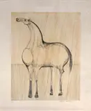 Aldemir Martins, Cavalo, gravura em metal