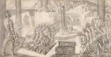 A primeira Missa no Brasil by Candido Portinari, 1948, grafite sobre papel, offered Mar 2024