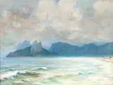 Paulo Gagarin, Paisagem do Rio de Janeiro, óleo sobre tela