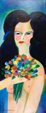 Aldemir Martins, Gabriela, 1985, acrílica sobre tela