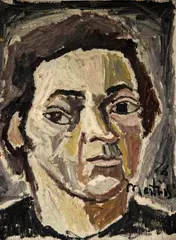Retrato Masculino by Martins de Porangaba, óleo sobre placa, offered Mar 2024
