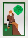 Henrique Fuhro, Jogo da Vida, 1980, xilogravura