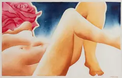 Pietrina Checcacci, Nu Feminino, 2006, aquarela sobre papel