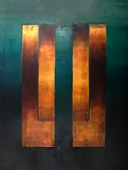Estático Semovente LXXIV by Waldemar da Costa, 1969, óleo sobre placa, offered Mar 2024