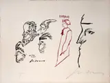 Jose Luis Cuevas, Rimbaud, litogravura