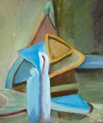 Sem Título by Celso Tadeu, 2021, óleo sobre tela, offered Mar 2024
