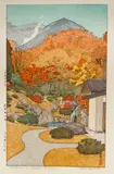 Tōshi Yoshida, Autumn in Hanoke Museum, xilogravura