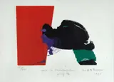 Manabu Mabe, Sem Título, 1977, serigravura