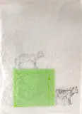 Sem Título by Carmen Alves, colagem de papel de seda e ponta-seca sobre papel arroz, offered Mar 2024