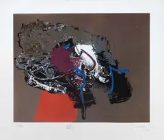 Sem Título by Manabu Mabe, 1999, serigrafia, offered Mar 2024