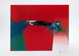 Manabu Mabe, Sem Título, 1994, óleo sobre papel colado em placa