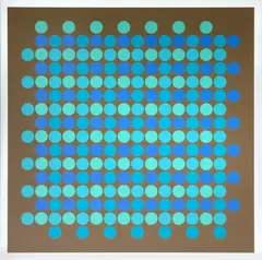 Almir Mavignier, Composição Marrom, 1975, serigrafia