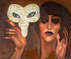 Maschere Per Il Teatro E Carnevale VII by Juarez Machado, 2003, óleo sobre tela, offered Mar 2024