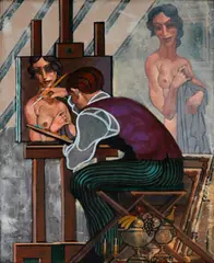 Sem Título by Juarez Machado, acrílica sobre tela, offered Mar 2024