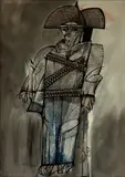 Cangaceiro by Aldemir Martins, 1965, nanquim e ecoline sobre papel, offered Mar 2024