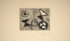 Sem Título by Iberê Camargo, 1967, gravura em metal, offered Mar 2024