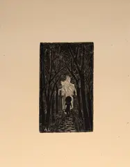 Axl Leskoschek, Sem Título, xilogravura