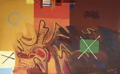 Sem Título by Antonio Sérgio Benevento, 1989, acrílica sobre tela, offered Mar 2024