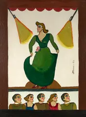 Sem Título by Mirian Inês da Silva, 1980, óleo sobre madeira, offered Mar 2024