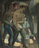 Carlos Prado, Sem Título, 1945, óleo sobre tela