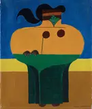 Aldemir Martins, Figura, 1968, óleo sobre tela